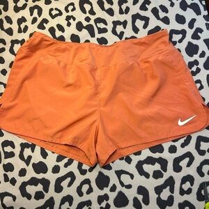 🧡 Nike Dri-FIT Orange Trance Running Shorts – Women’s XL